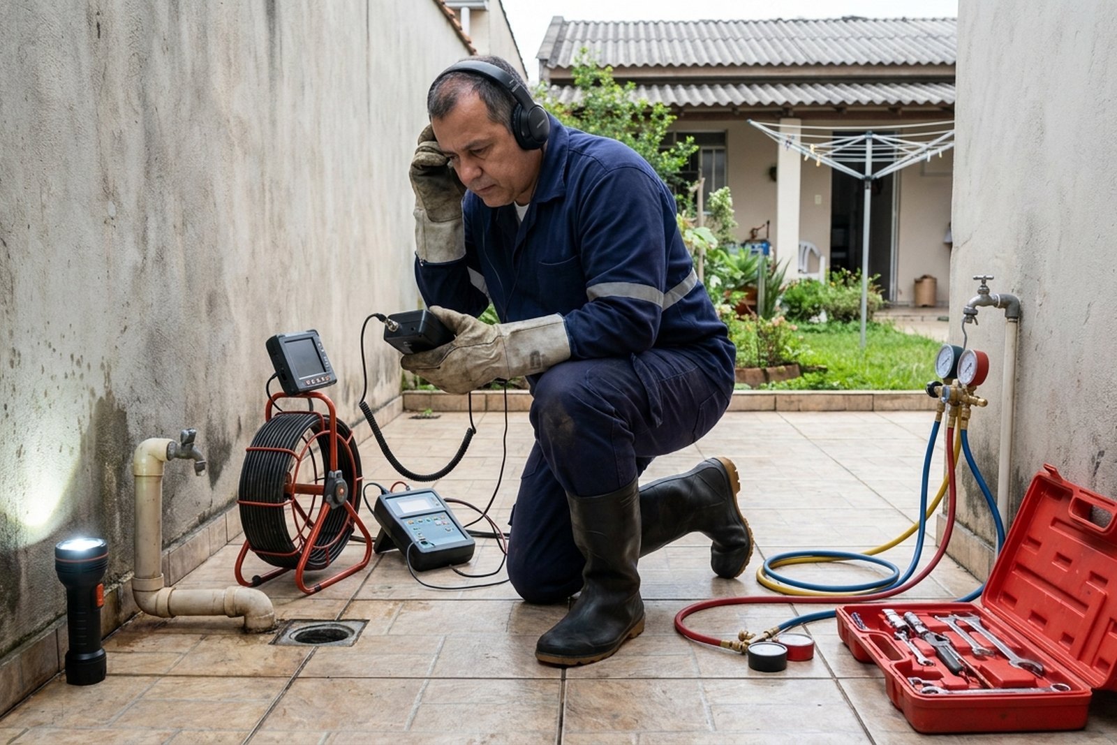 Detecção de Vazamento de Esgoto em Vila Velha‑ES